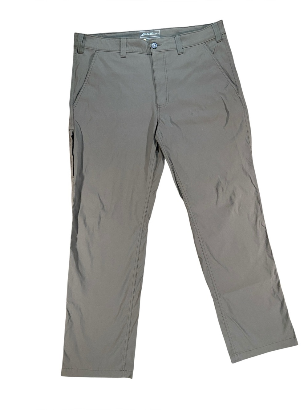 Eddie Bauer Travex Pants Men’s 38x32 Dark Khaki Stretch Performance Hiking Pants